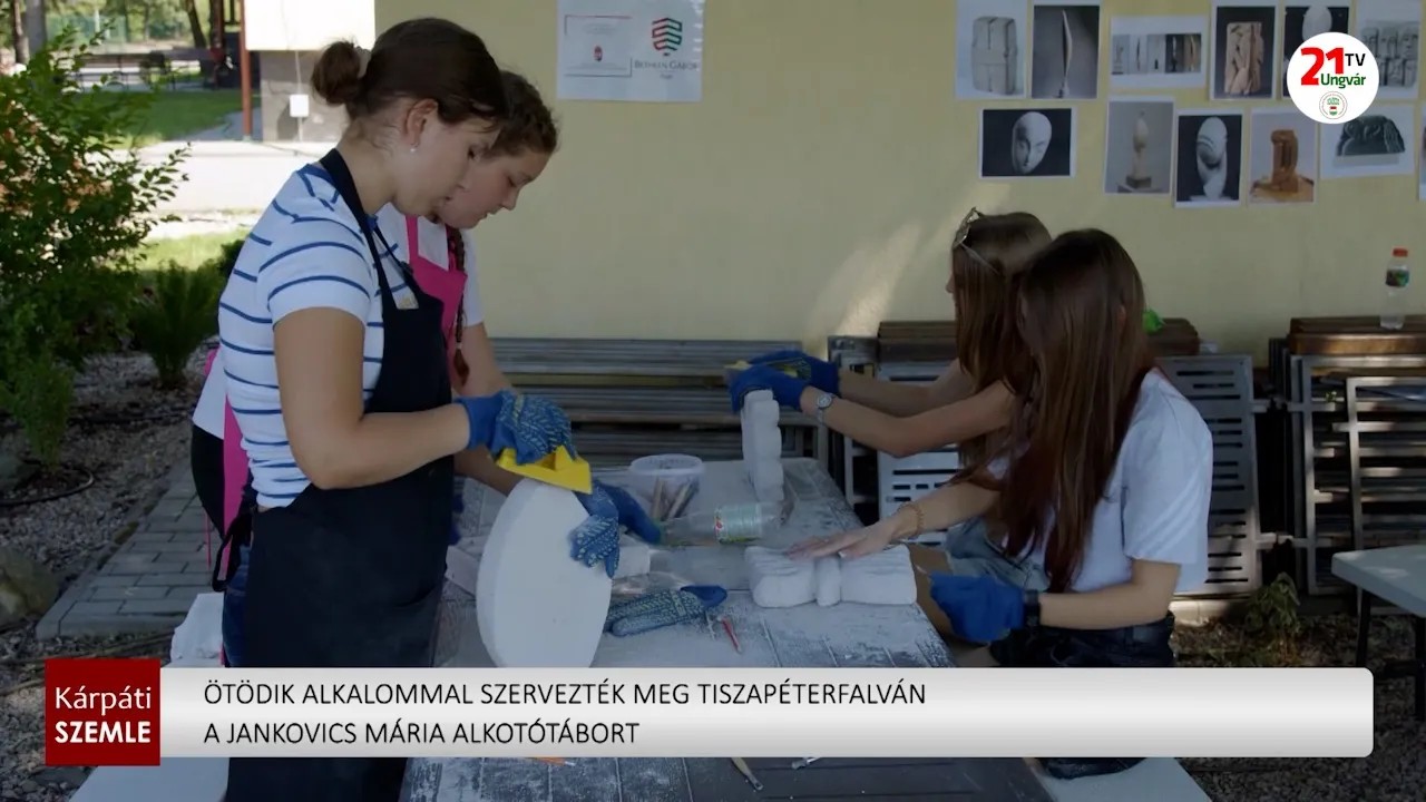 Újra életre kel a művészet Tiszapéterfalván: startolt az ötödik Jankovics Mária Alkotótábor