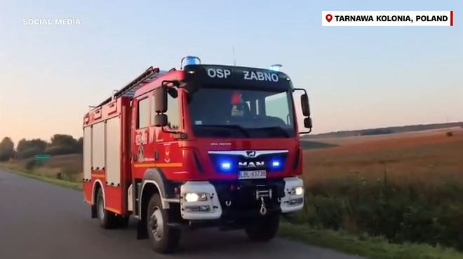 Azonosítatlan tárgy robbant fel Lengyelországban az ukrán határ közelében