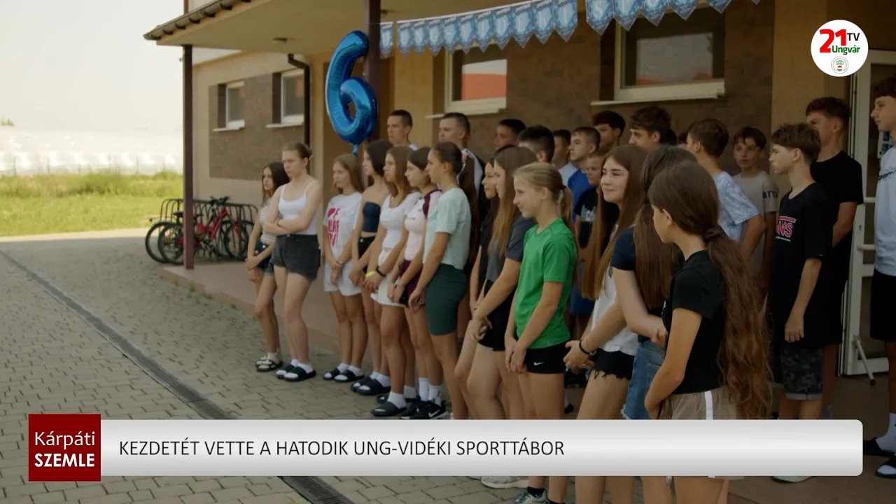 Elrajtolt a 6. Ung-vidéki Sporttábor a Nagydobronyi Szakképzőben