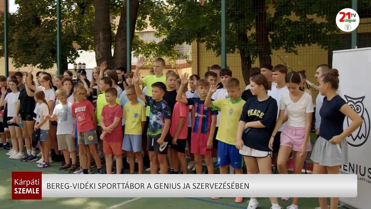 Bereg-vidéken újra sporttábor a GENIUS JA támogatásával