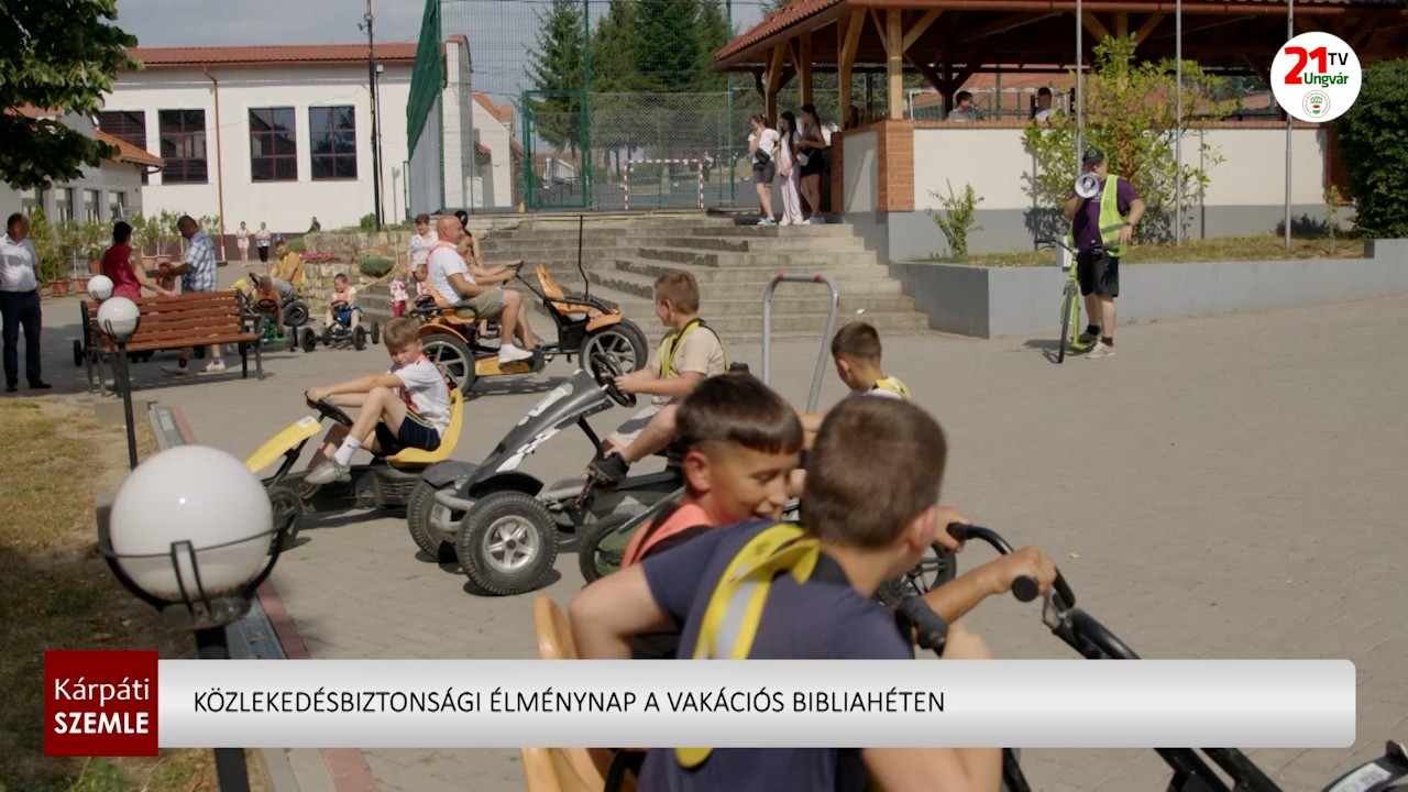 Rajzfilmes élmények a bibliai vakáció alatt: biztonságos közlekedés gyermekeknek