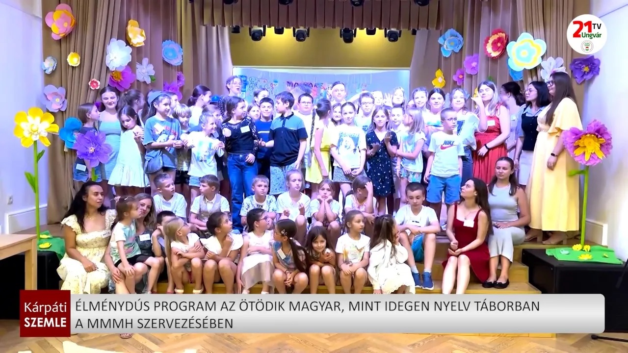 Színes programokkal gazdagodott az V. magyar mint idegen nyelv tábor Munkácson