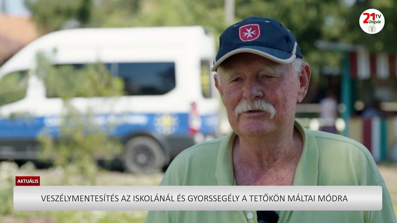 Folyamatban a kárelhárítás Tiszakeresztúrban: tetőjavítás és iskolai udvar takarítása
