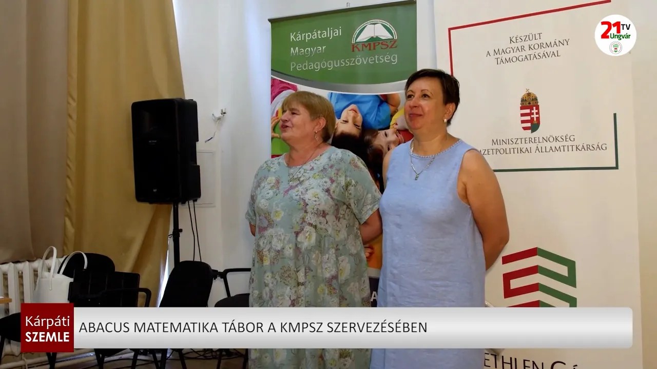 Ismét megrendezték a népszerű Abacus matematika tábort Beregszászon